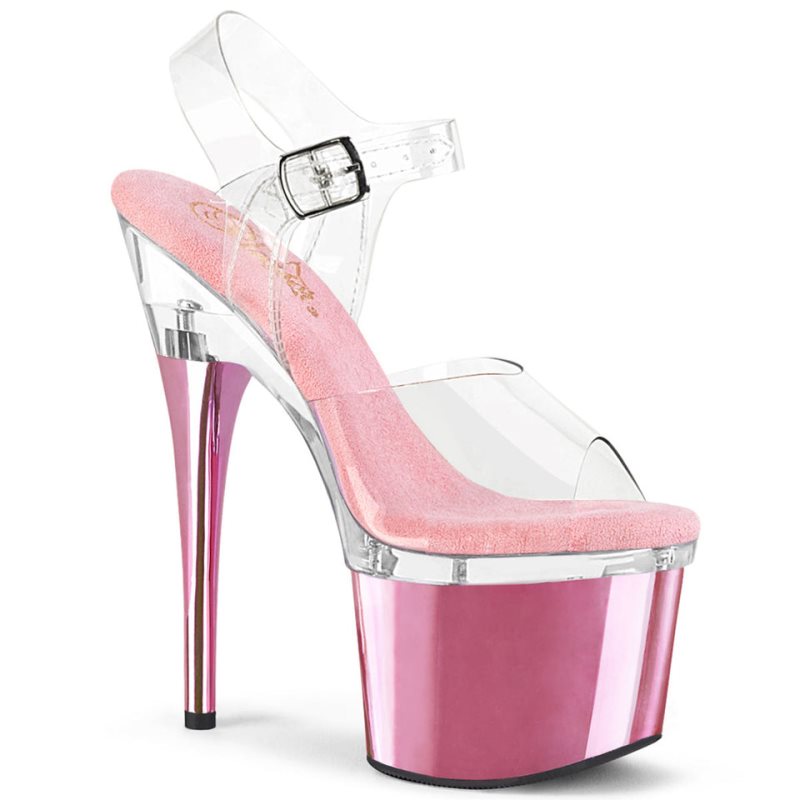 Pleaser Esteem-708 Hakken Dames Roze | BELGIE BESTPWHL