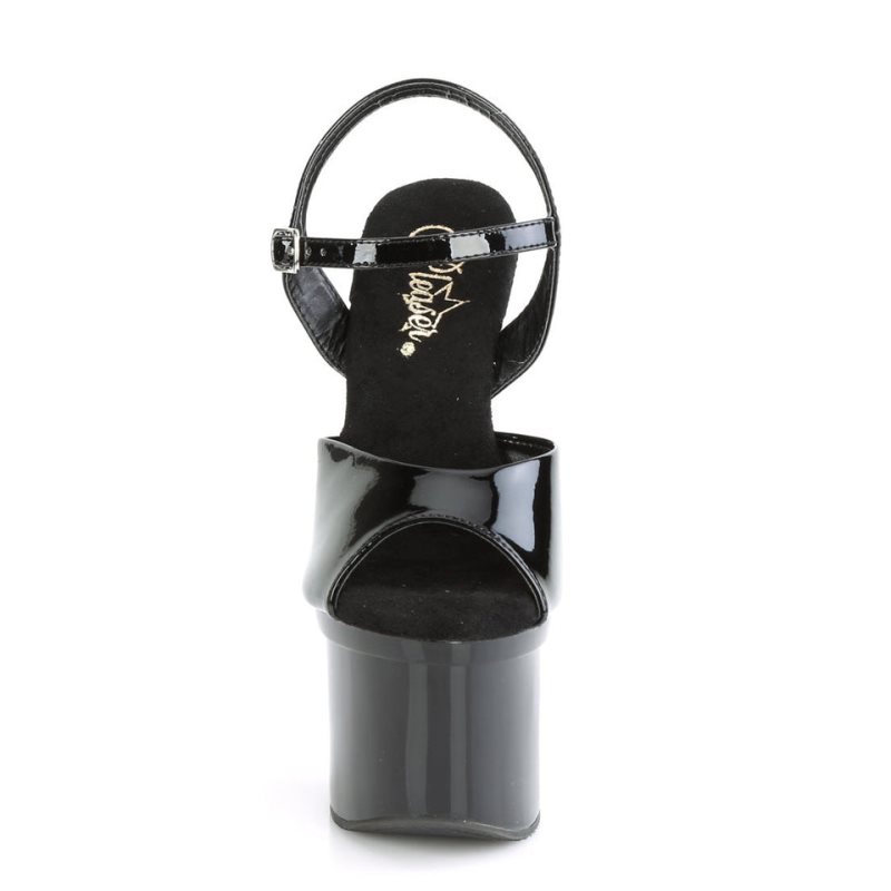 Pleaser Esteem-709 Hakken Dames Zwart | BELGIE BENKALQE