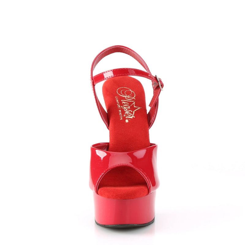 Pleaser Excite-609 Hakken Dames Rood | BELGIE BEAFJBTC