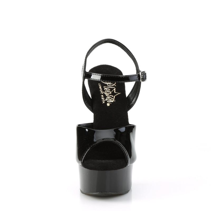 Pleaser Excite-609 Hakken Dames Zwart | BELGIE BENUFWOP