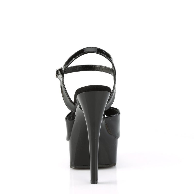 Pleaser Excite-609 Hakken Dames Zwart | BELGIE BENUFWOP