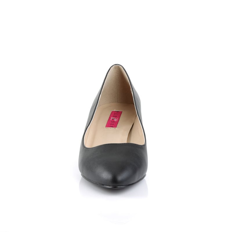 Pleaser Fab-420 Vegan Leather Hakken Dames Zwart | BELGIE BEFZRGVU