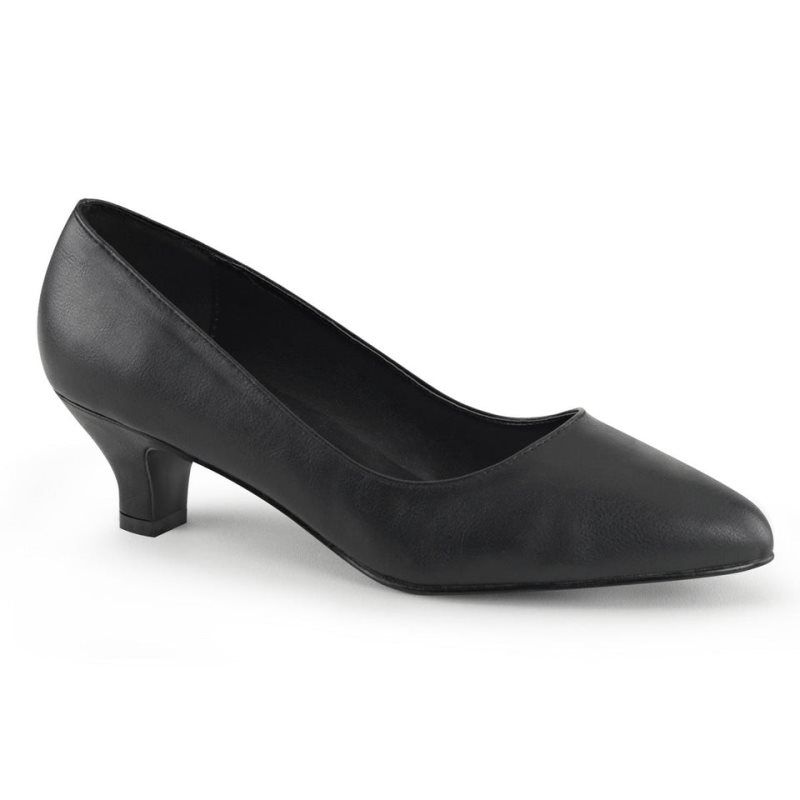 Pleaser Fab-420 Vegan Leather Hakken Dames Zwart | BELGIE BEFZRGVU