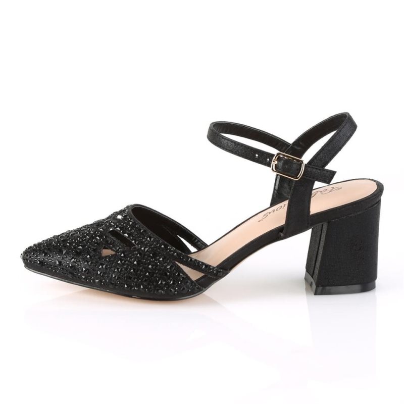 Pleaser Faye-06 Hakken Dames Zwart | BELGIE BEXCEIZU