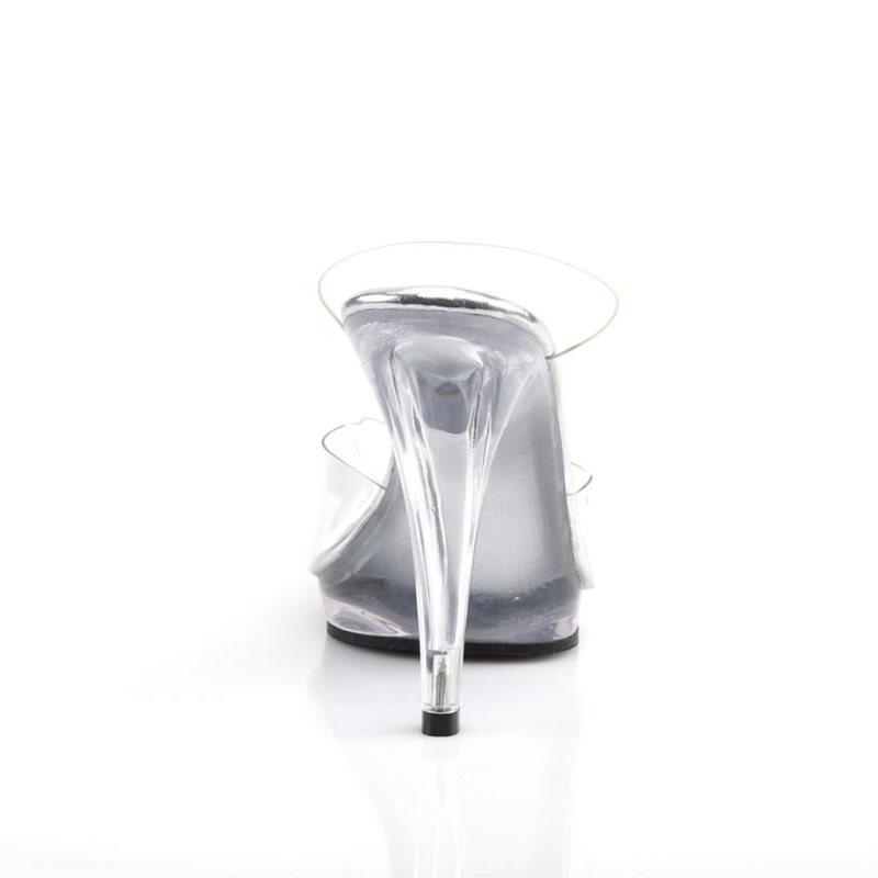 Pleaser Flair-402 Hakken Dames Clear | BELGIE BEEJICAU