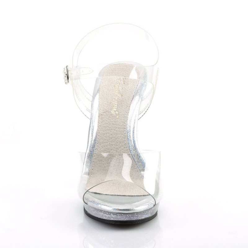 Pleaser Flair-408MG Hakken Dames Clear | BELGIE BEVPCFQA