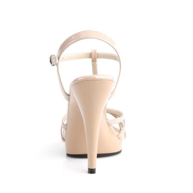 Pleaser Flair-420 Hakken Dames Beige | BELGIE BETZVAPF