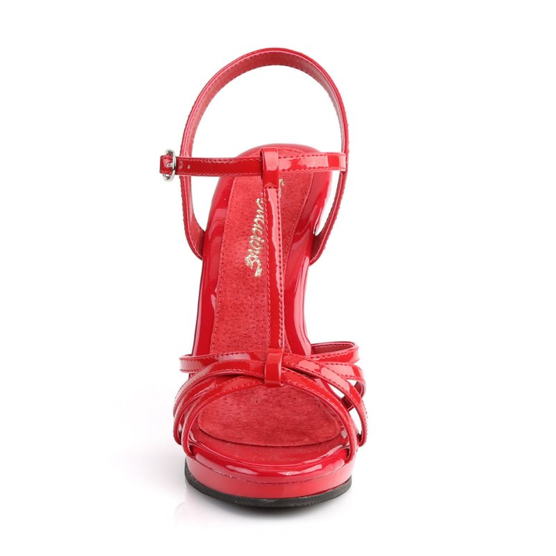 Pleaser Flair-420 Hakken Dames Rood | BELGIE BEOERBUJ