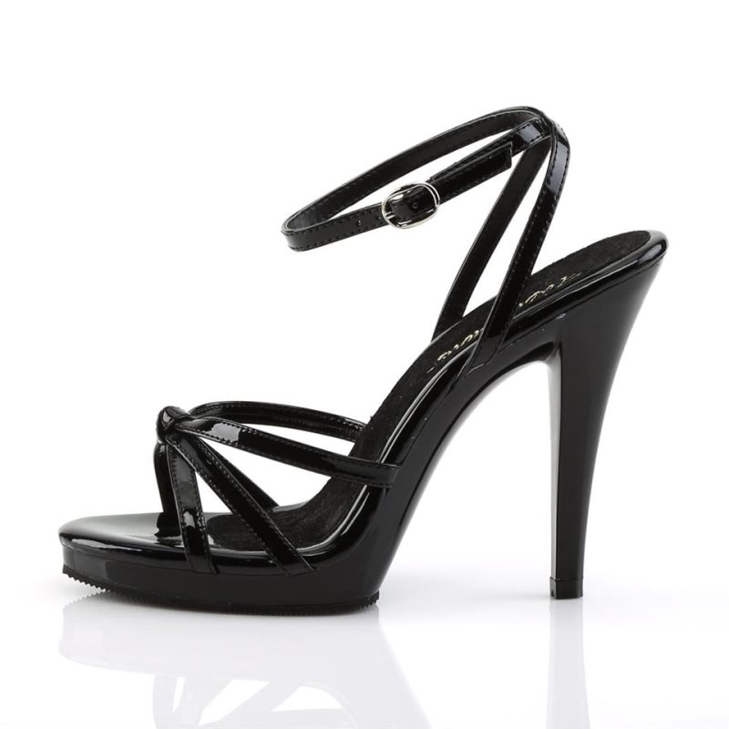 Pleaser Flair-436 Hakken Dames Zwart | BELGIE BEQCDRFI