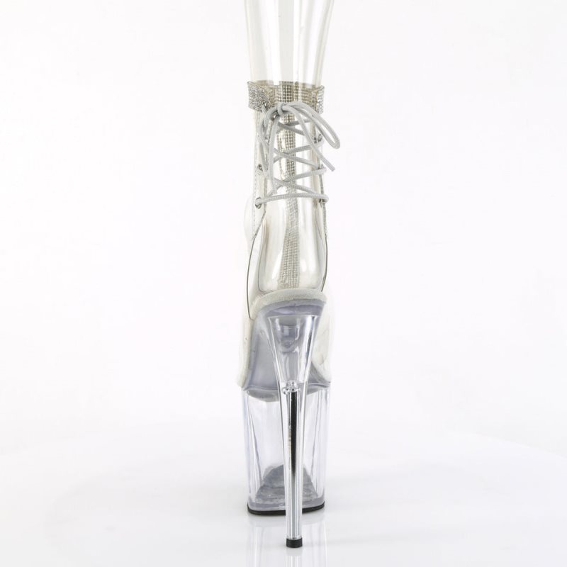 Pleaser Flamingo-1018C-2RS Laarzen Dames Clear | BELGIE BEUSGHXZ