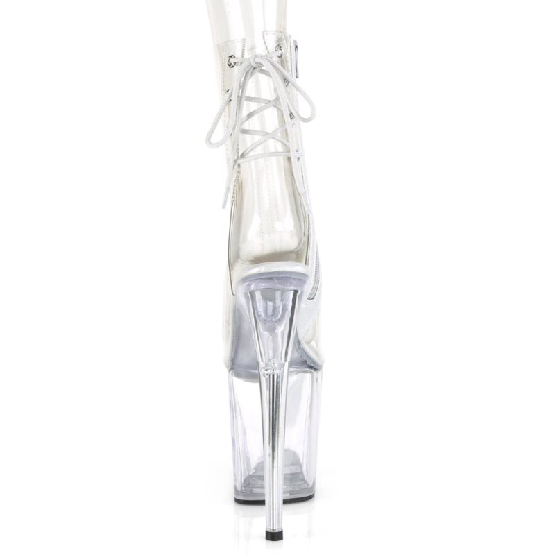 Pleaser Flamingo-1018C Laarzen Dames Clear | BELGIE BEXMAGYU