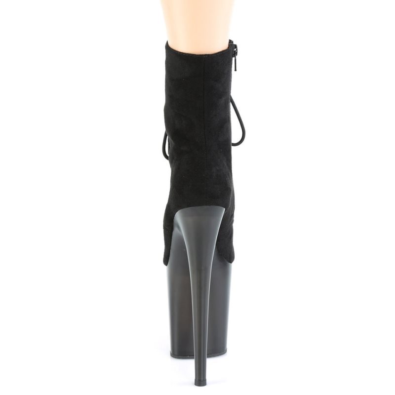 Pleaser Flamingo-1020FST Laarzen Dames Zwart | BELGIE BENRZSJM