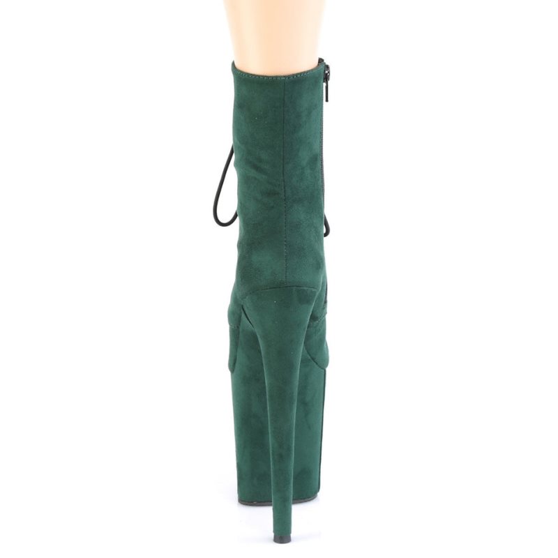 Pleaser Flamingo-1020FS Laarzen Dames Groen | BELGIE BEJLVGMO