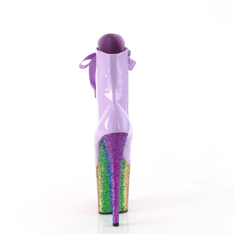 Pleaser Flamingo-1020HG Laarzen Dames Paars Gekleurd | BELGIE BEBAYHMZ