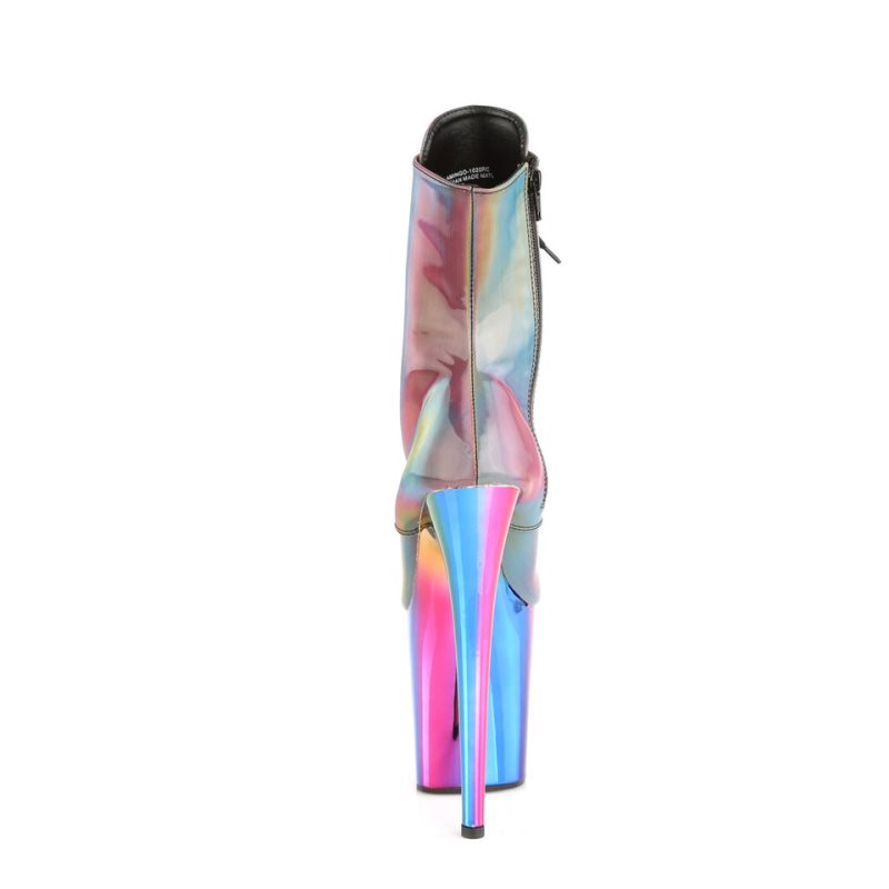 Pleaser Flamingo-1020RC-REFL Laarzen Dames Gekleurd | BELGIE BESQFIAM