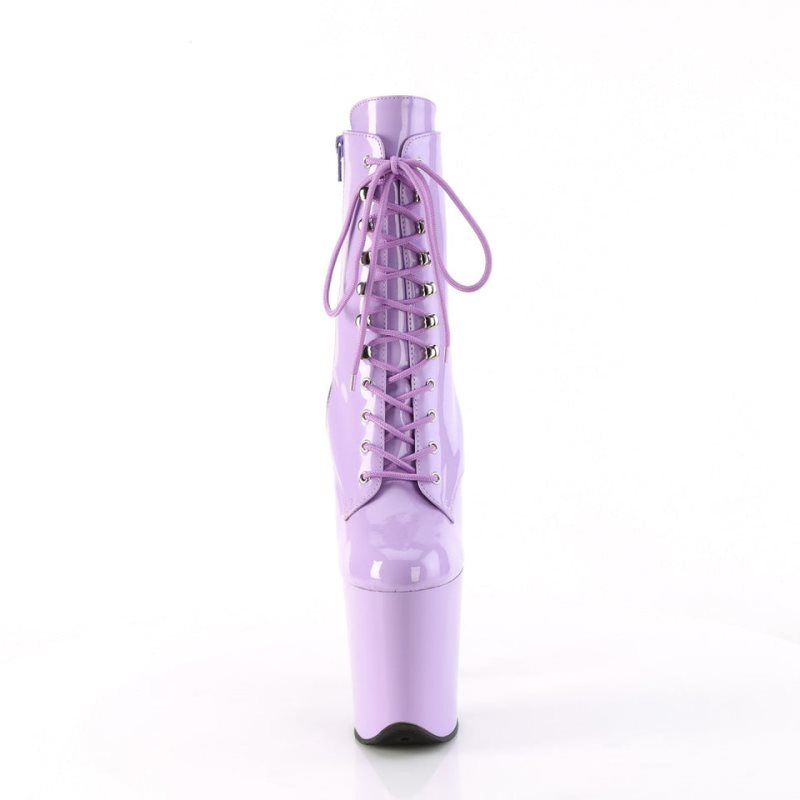 Pleaser Flamingo-1020 Laarzen Dames Paars | BELGIE BENDTFKC