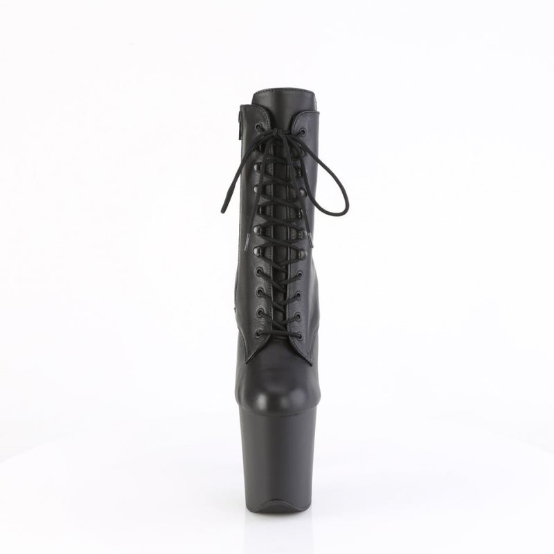 Pleaser Flamingo-1020 Laarzen Dames Zwart | BELGIE BEVKDBAS