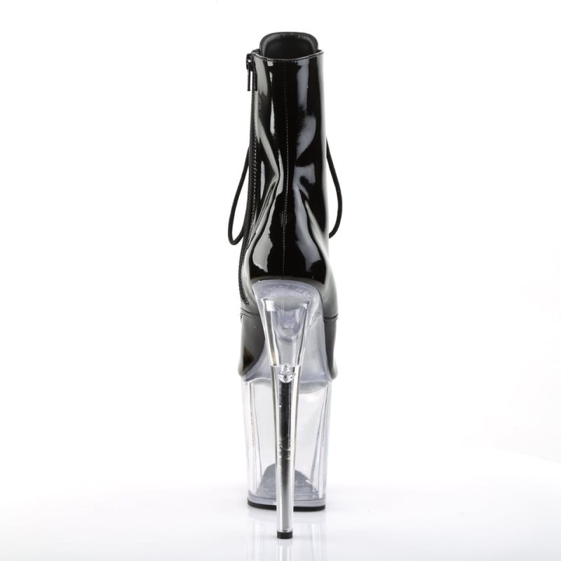 Pleaser Flamingo-1021 Laarzen Dames Zwart | BELGIE BESBXUTF