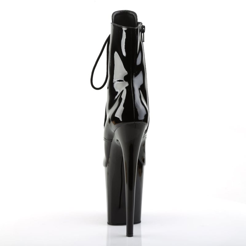 Pleaser Flamingo-1021 Laarzen Dames Zwart | BELGIE BECEPHKO
