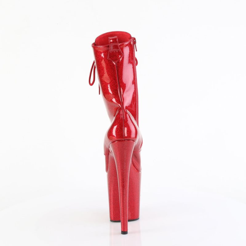 Pleaser Flamingo-1040GP Laarzen Dames Rood | BELGIE BEYPSNLA