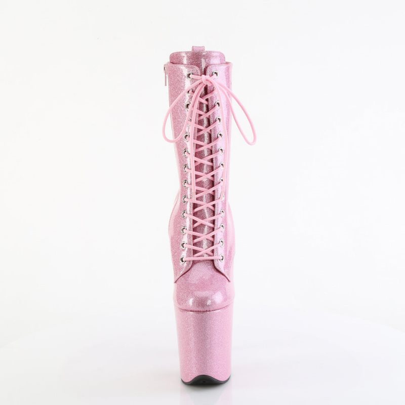 Pleaser Flamingo-1040GP Laarzen Dames Roze | BELGIE BELNZDSA