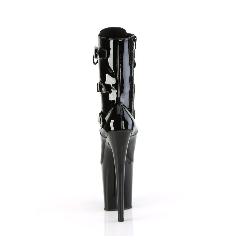 Pleaser Flamingo-1043 Laarzen Dames Zwart | BELGIE BEYNCHXR