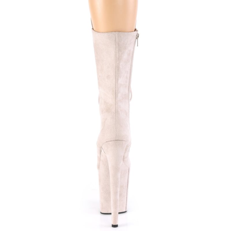 Pleaser Flamingo-1050FS Laarzen Dames Bruin | BELGIE BEIHSPFQ