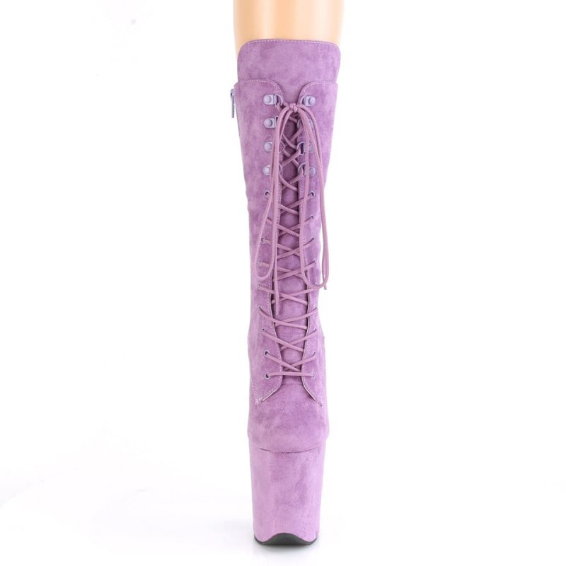 Pleaser Flamingo-1050FS Laarzen Dames Paars | BELGIE BEJYWTZS