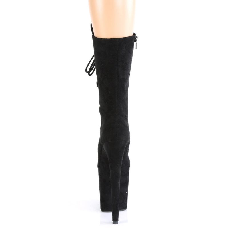 Pleaser Flamingo-1050FS Laarzen Dames Zwart | BELGIE BEFJMVIW