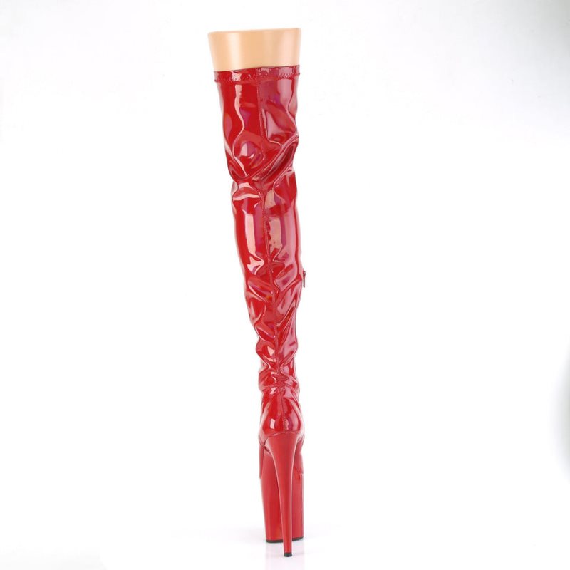 Pleaser Flamingo-3000HWR Hoge Hakken Dames Rood | BELGIE BEZVRJAW