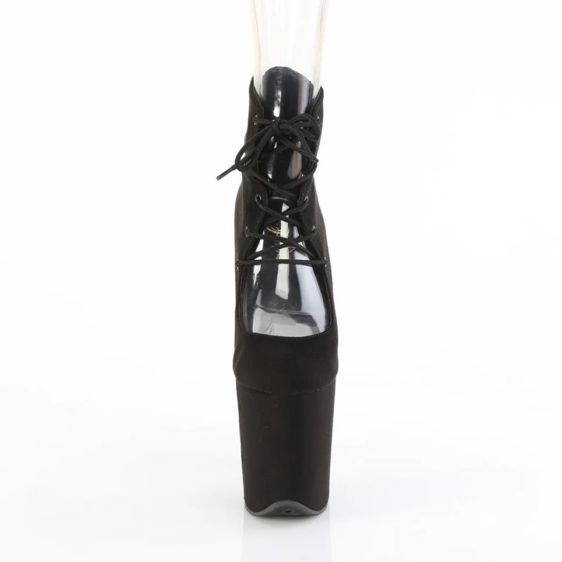 Pleaser Flamingo-800-22 Laarzen Dames Zwart | BELGIE BEHIVRUX