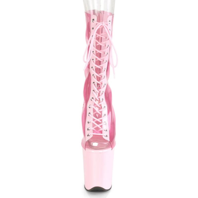 Pleaser Flamingo-800-34 Laarzen Dames Roze | BELGIE BEJPIDZA