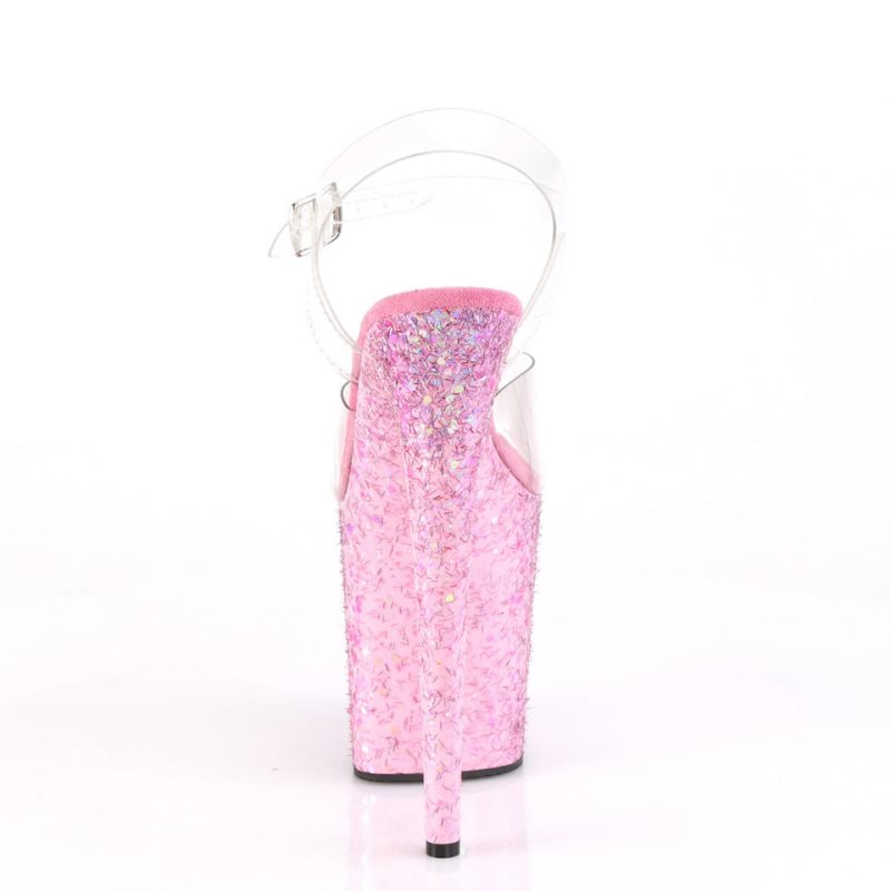 Pleaser Flamingo-808CF Hakken Dames Roze | BELGIE BEQWJXLS
