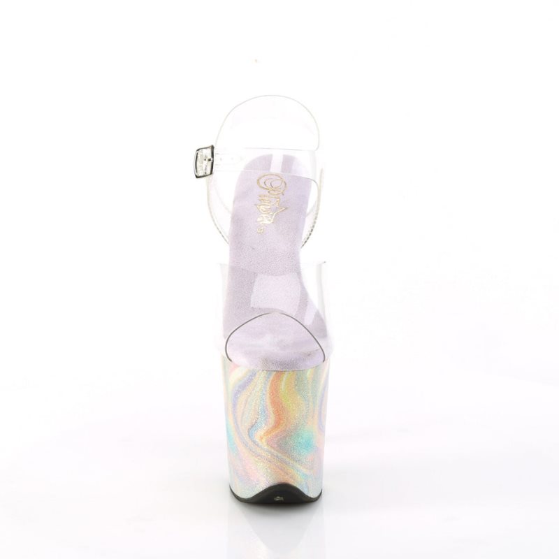 Pleaser Flamingo-808CRF Hakken Dames Paars | BELGIE BEQUCOMX