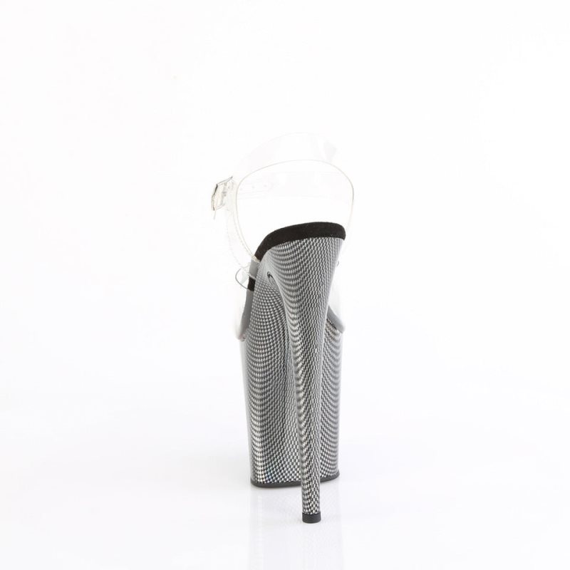 Pleaser Flamingo-808HCP Hakken Dames Zwart | BELGIE BEOPULYF