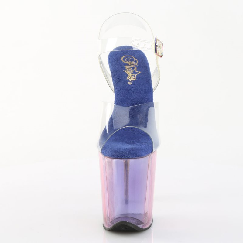 Pleaser Flamingo-808HT Hakken Dames Blauw | BELGIE BETANCDF