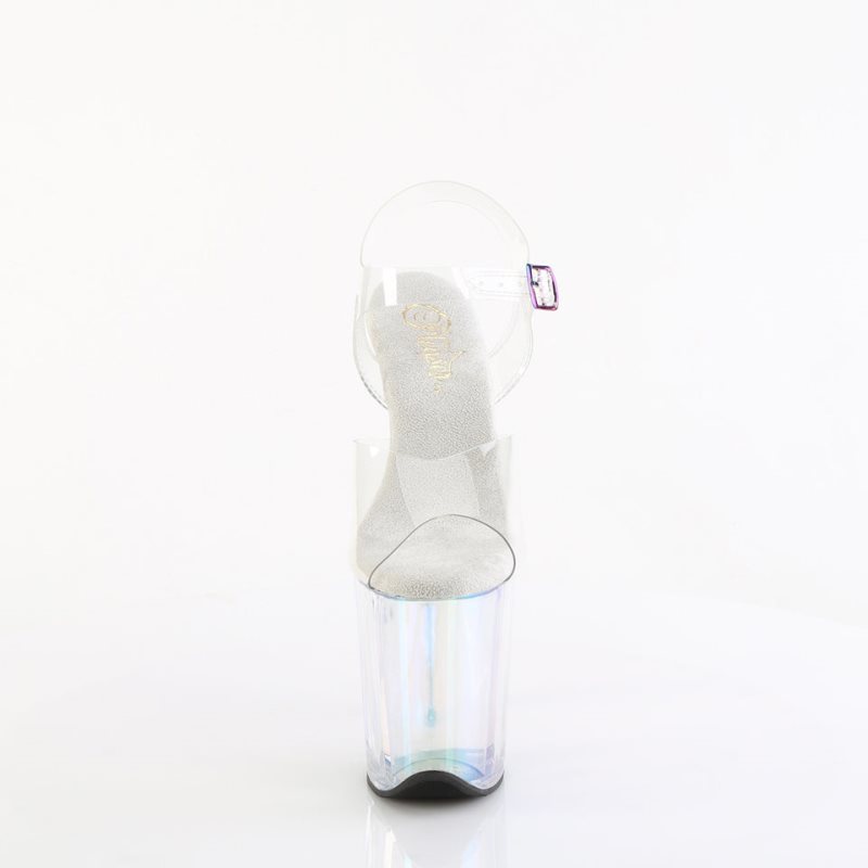 Pleaser Flamingo-808HT Hakken Dames Clear | BELGIE BEJBGLWE