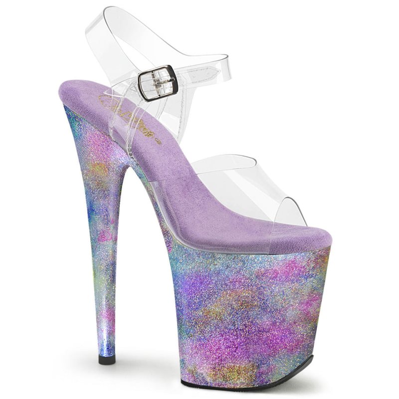 Pleaser Flamingo-808NEB Hakken Dames Paars | BELGIE BERZFTOQ