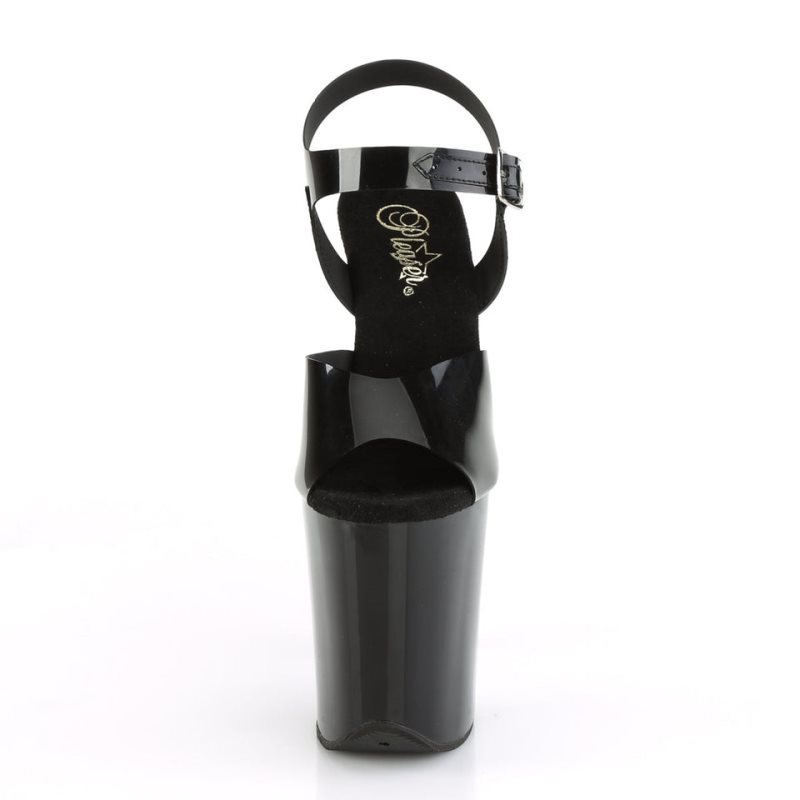 Pleaser Flamingo-808N Hakken Dames Zwart | BELGIE BETKQINE