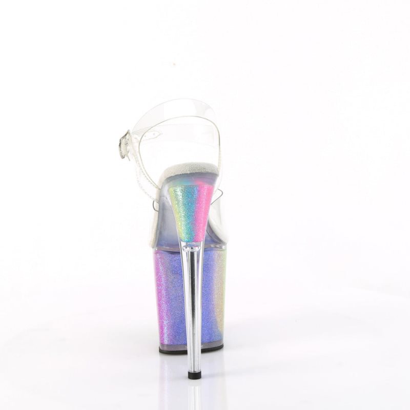 Pleaser Flamingo-808RG-01 Hakken Dames Gekleurd | BELGIE BEEASGVQ
