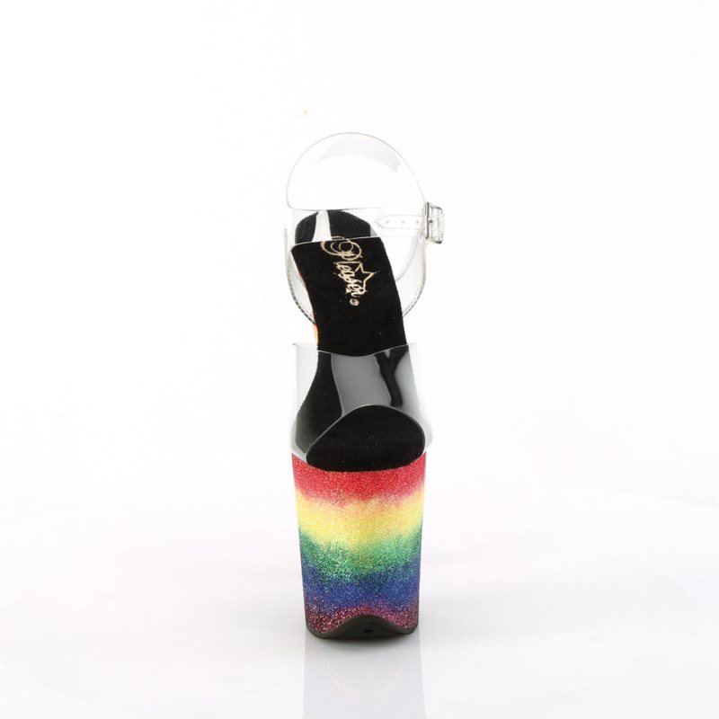 Pleaser Flamingo-808RG-04 Hakken Dames Gekleurd | BELGIE BEERCXQZ