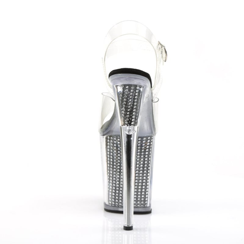 Pleaser Flamingo-808SRS Hakken Dames Zwart | BELGIE BEMDJCEU
