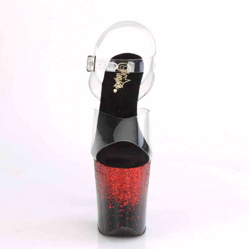 Pleaser Flamingo-808SS Hakken Dames Rood | BELGIE BEMECOVG
