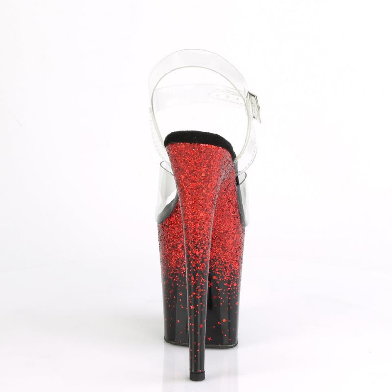 Pleaser Flamingo-808SS Hakken Dames Rood | BELGIE BEMECOVG