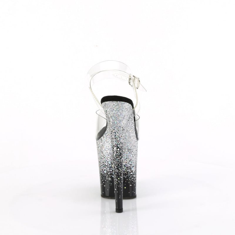 Pleaser Flamingo-808SS Hakken Dames Zilver | BELGIE BEHZADNV