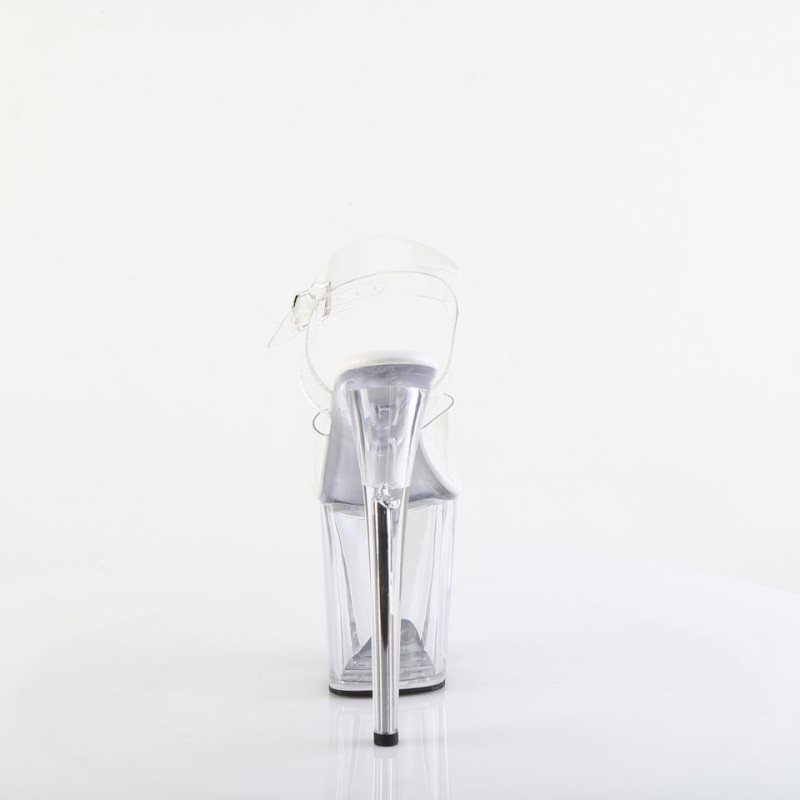Pleaser Flamingo-808VL Hakken Dames Clear | BELGIE BEMHTPYZ