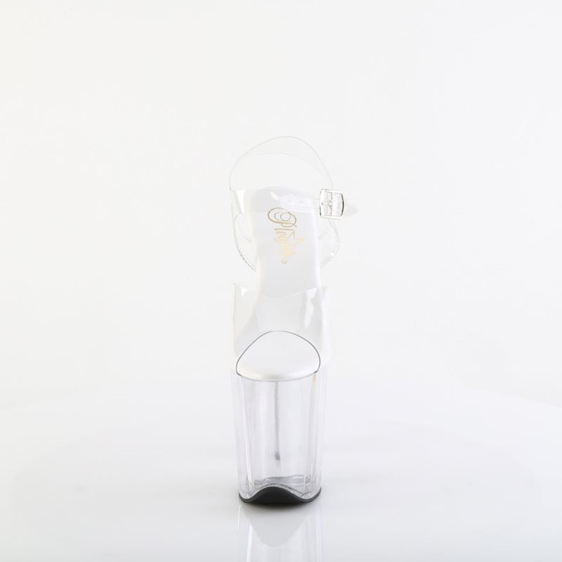 Pleaser Flamingo-808VL Hakken Dames Clear | BELGIE BEMHTPYZ