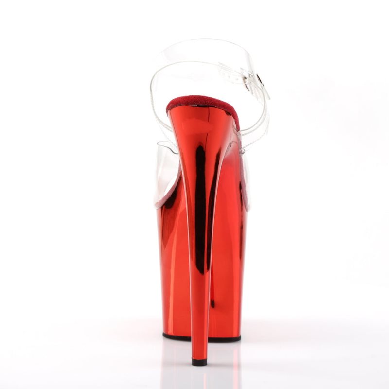 Pleaser Flamingo-808 Hakken Dames Rood | BELGIE BEYRMCNA