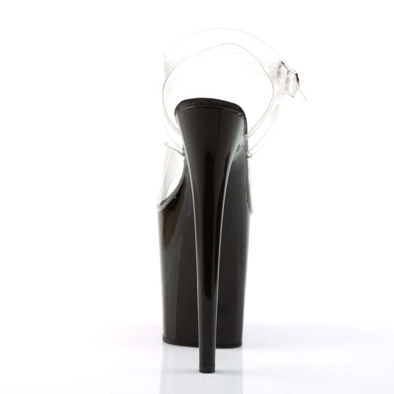 Pleaser Flamingo-808 Hakken Dames Zwart | BELGIE BESCDHGY