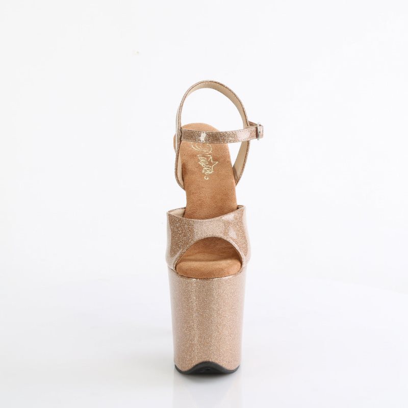 Pleaser Flamingo-809GP Hakken Dames Goud | BELGIE BEUDZAIJ